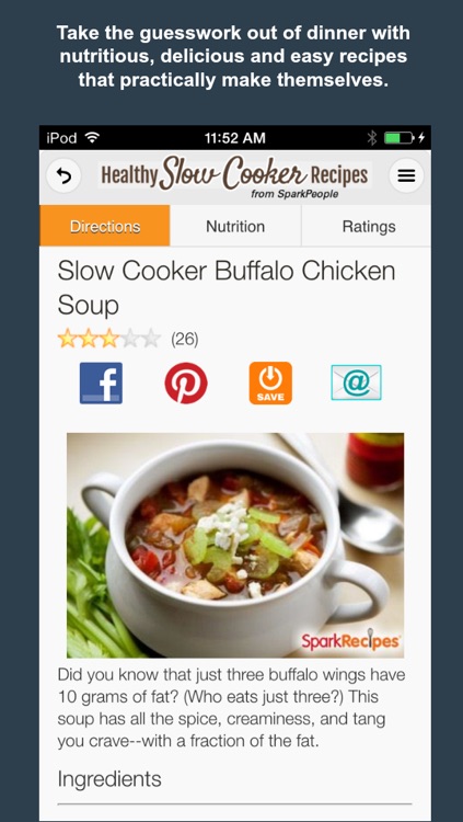 Healthy Slow Cooker Recipes from SparkPeople screenshot-2