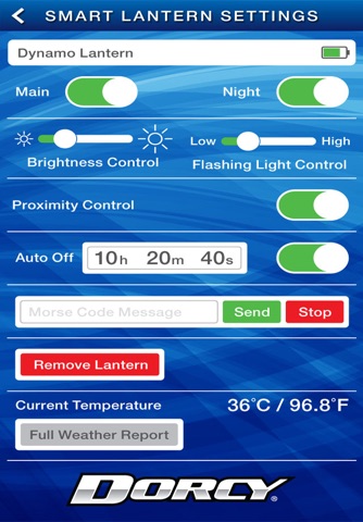 Dorcy App Controlled Lantern screenshot 3