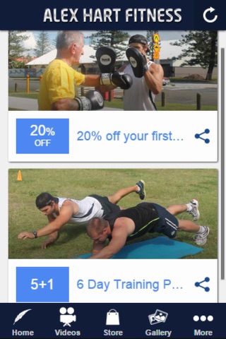 Alex Hart Fitness App screenshot 4