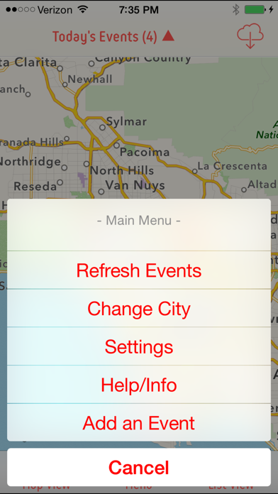 Free Events (events4free) screenshot