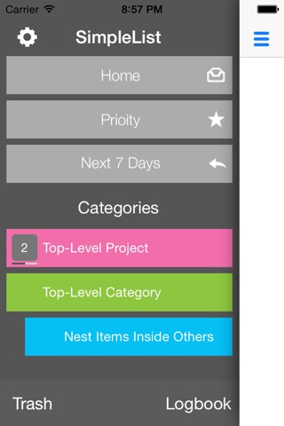 SimpleList - Colored Tasks & To-Do's screenshot 3