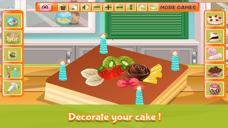 Cake Maker - Make your own recipe and make, bake and decorate your cake in this cooking academy!