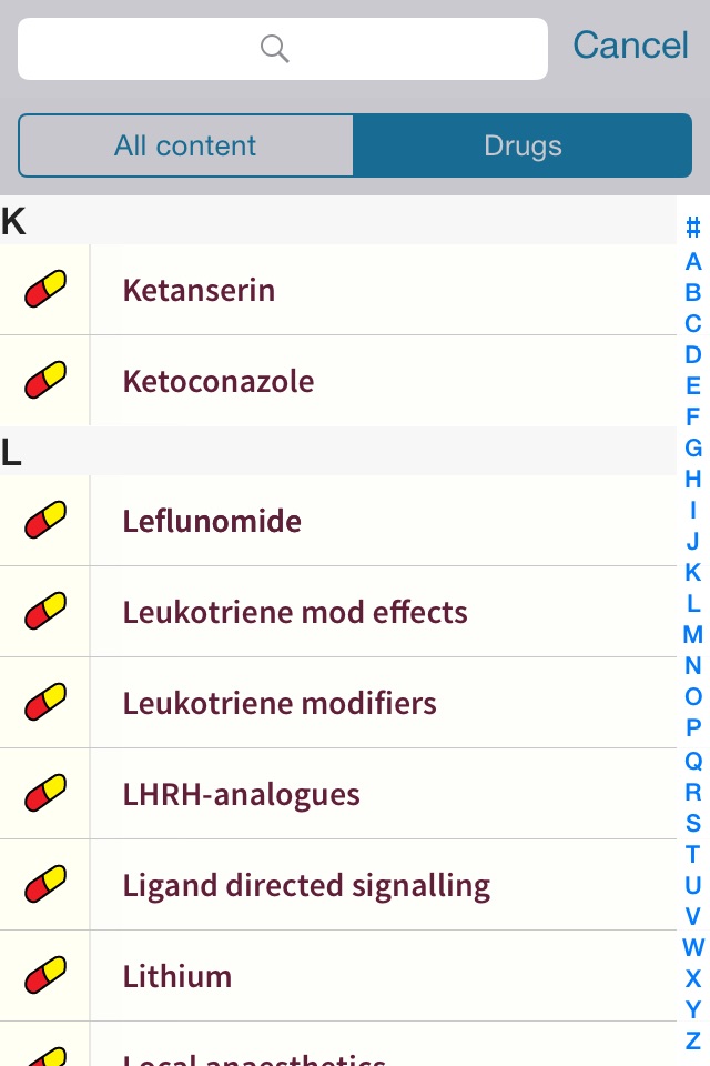 TRC Pharmacology screenshot 2