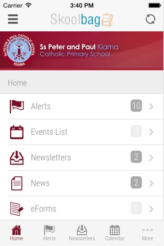 Ss Peter and Paul Catholic School - Skoolbag screenshot 3