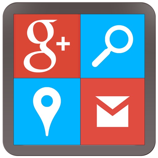 Tabs for Google - Gmail, Google Plus, Maps and Search Icon