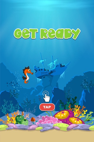 Blooby - Cute Seahorse Fish Game for Kids & Friends HD Free screenshot 2