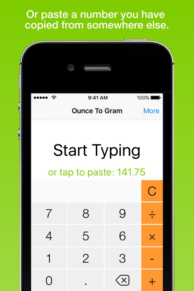 Ounce To Gram, the fastest weight converter screenshot 4