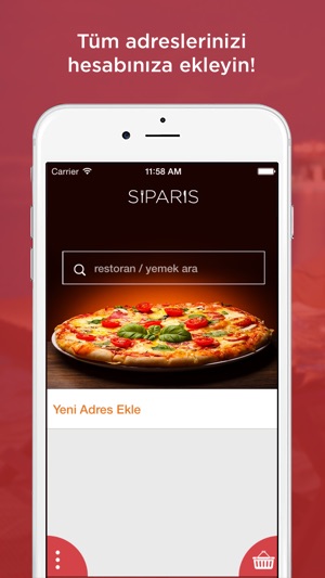 Mekan.com Sipariş: Online Yemek Siparişi, Pizza, Kebap, Hamb(圖2)-速報App