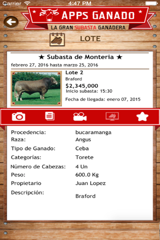 Apps Ganado screenshot 3