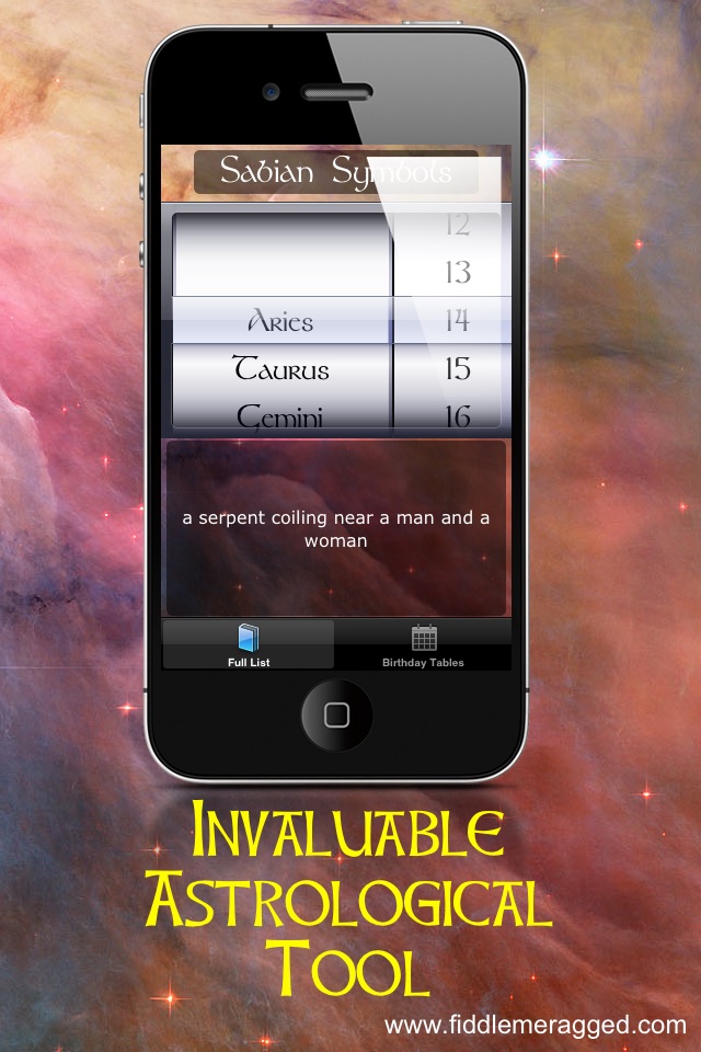 Sabian Symbols screenshot 2