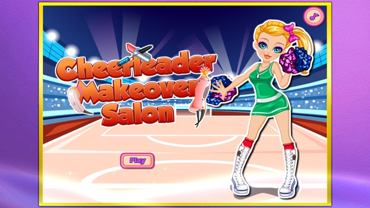 Cheerleader makeover salon