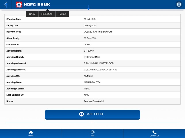 HDFC Bank Trade Finance on iPad(圖4)-速報App