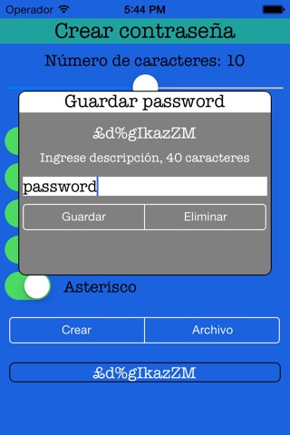 Create Password! screenshot 2