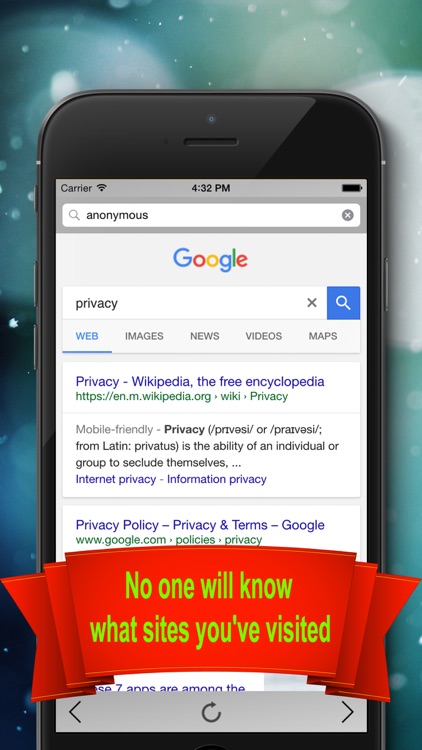 Private Browser - Private & Anonymous web browser screenshot-4