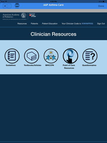 AAP Asthma Care for Clinicians screenshot 2