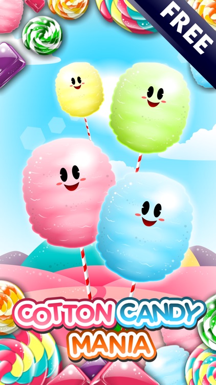 ``A Cotton Candy Mania`` - Blast Of ZigZag Puzzle Games For Pets And Kids HD FREE