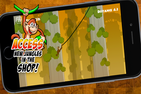 Swinging Monkey - Swing Through The Heat Of The Jungle As Far As The Baboon Can! screenshot 3