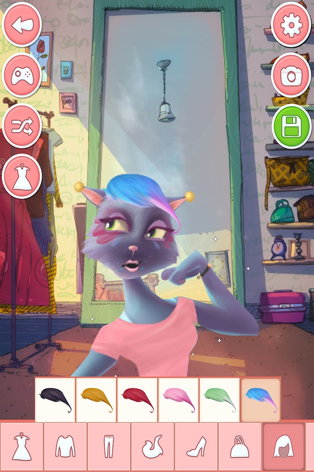 Fashion designer game - animal dress up salon screenshot 3