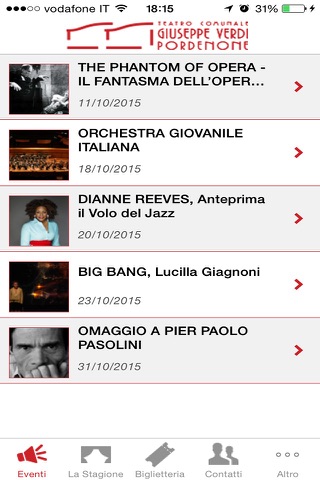 Teatro G. Verdi Pordenone screenshot 2