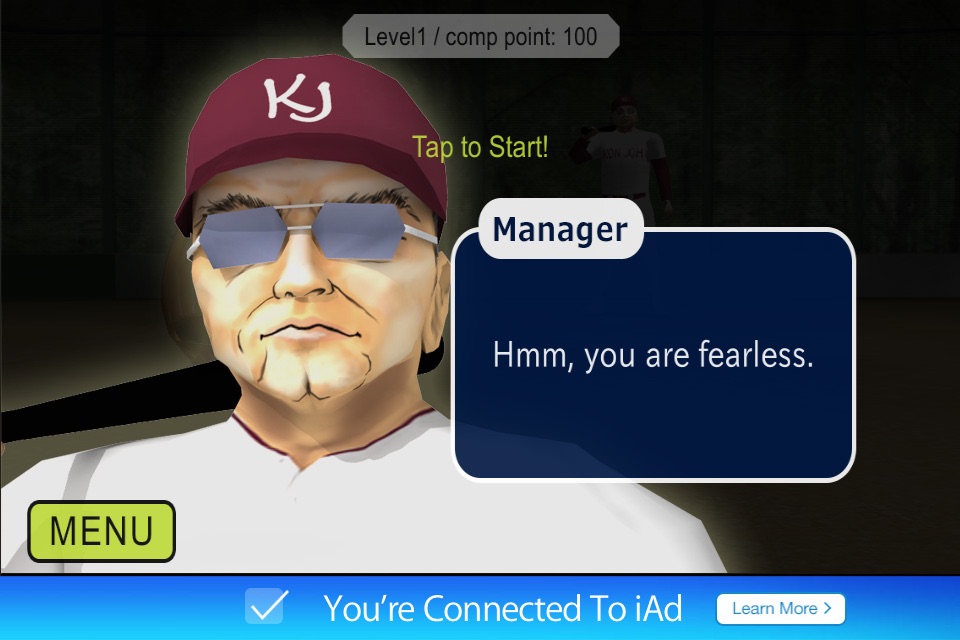 The Hard-hearted Manager's 1000 Fungoes screenshot 2