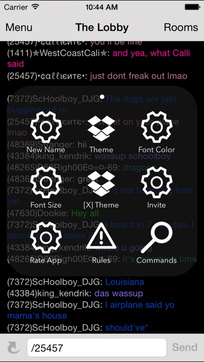 Goth chatrooms