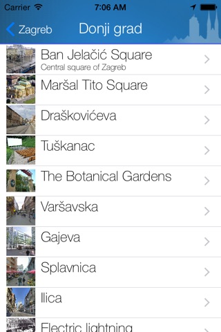 VoiceGuide Zagreb ENG screenshot 2
