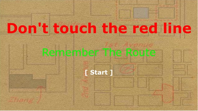 Don't touch red line-Avoid red line, Remember the route(圖2)-速報App