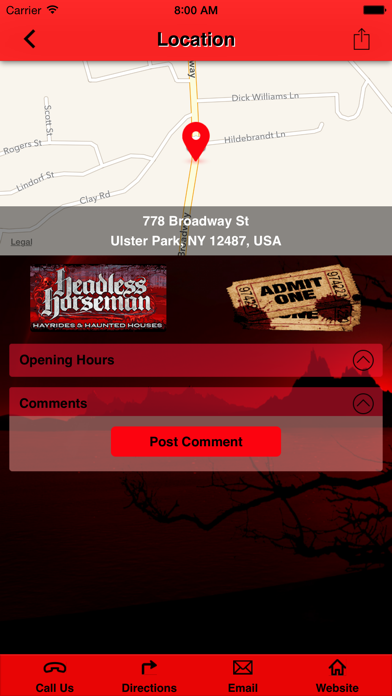 How to cancel & delete Headless Horseman Hayrides and Haunted Houses from iphone & ipad 3