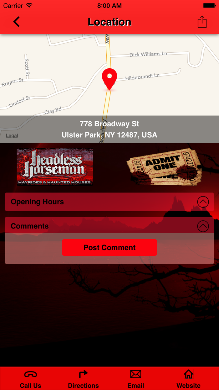 Headless Horseman Hayrides and Haunted Houses