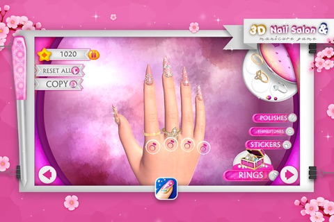 3D Nail Salon and Manicure Game - Beauty Makeover Studio for Girls screenshot 2