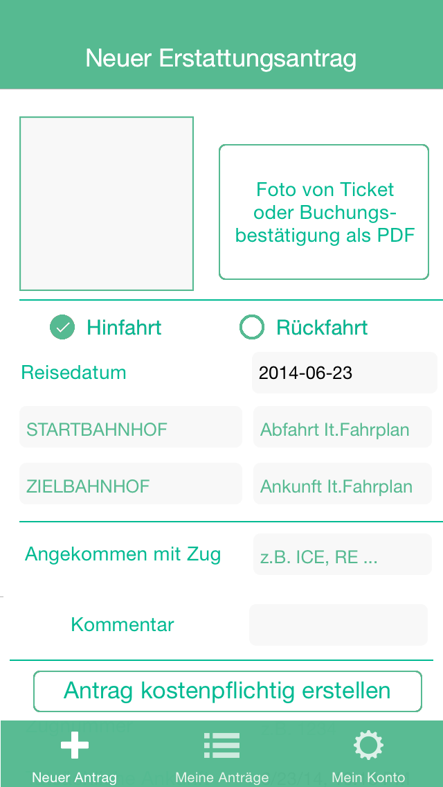 How to cancel & delete Bahn und Zug Erstattung from iphone & ipad 3