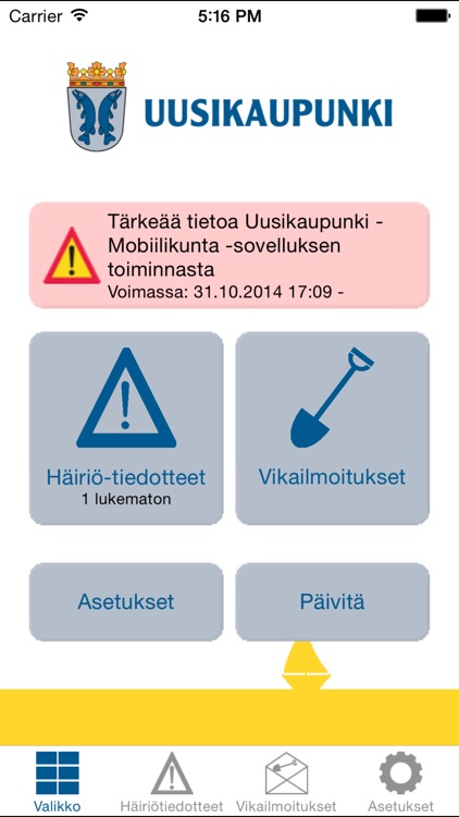 Uusikaupunki - Mobiilikunta