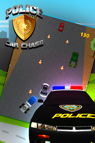Police Pursuit Car Chase Speed Racer: Traffic Getaway Rush screenshot 2