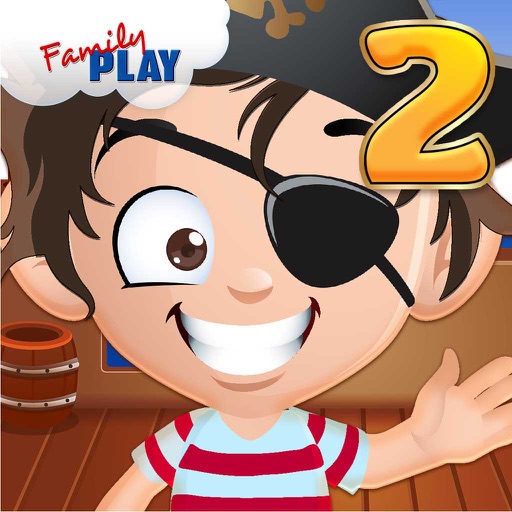 Pirate Kids 2nd Grade Math and English Educational Games School Edition iOS App
