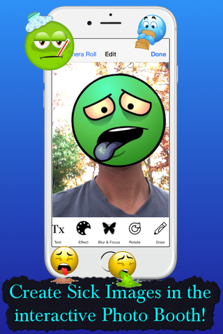 Sick Emojis & Photo Booth screenshot 3