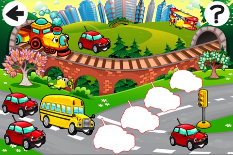 Absolutely Amazing Kids Game For Free With Great Vehicles in The City: Sort The Car-s By Size! screenshot 2