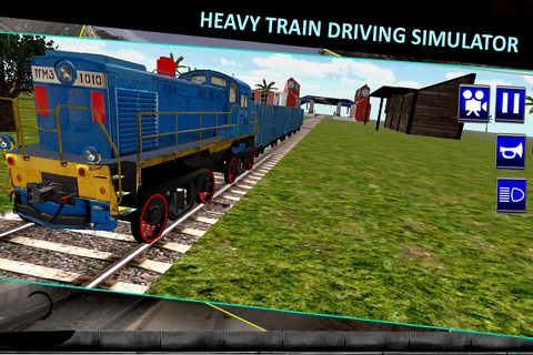 Heavy Train Driving Simulator - 3D Engine Parking screenshot 2