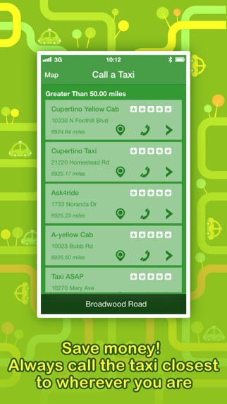 Call a Taxi PRO - Instantly find a taxi-cab, anytime, anywhere. Screenshot 2