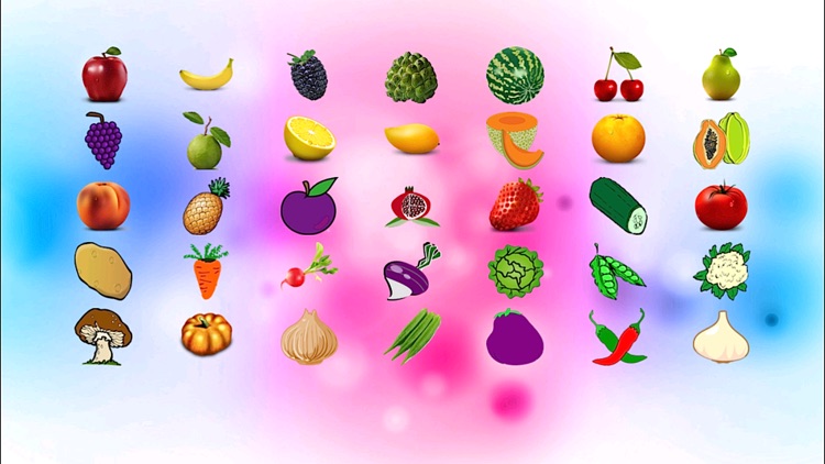Color Fruits and Vegetables screenshot-3