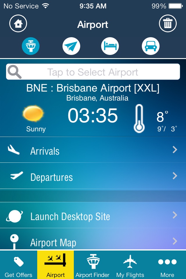 Brisbane Airport Info + Radar screenshot 2