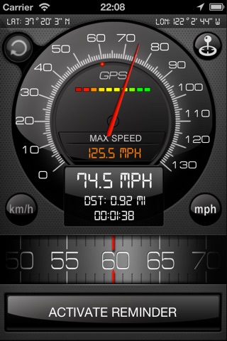 Speedometer s54 (Speed Limit Alert System) screenshot 4