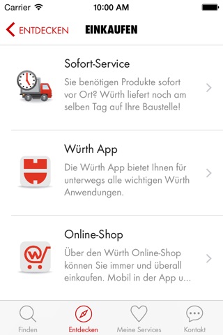 Würth Service screenshot 2