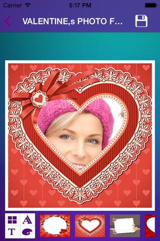 Valentine Love Photo Frames screenshot 2