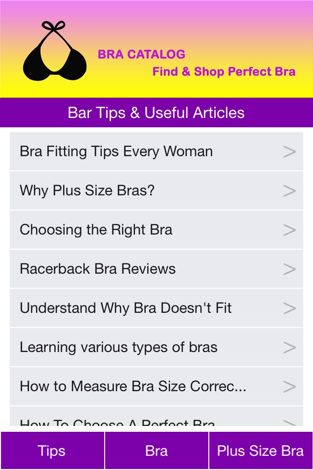 Bra Catalog - Find Your Beautiful Bra - Perfect Fitting Bra for lady screenshot 3