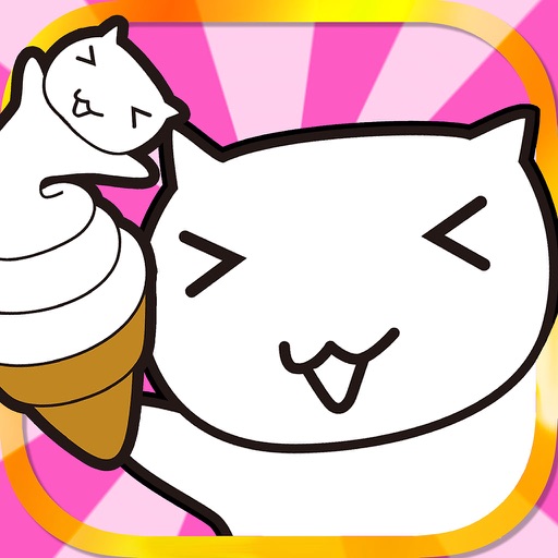 MewCreams-Cute Kittens and Ice Cream- Icon