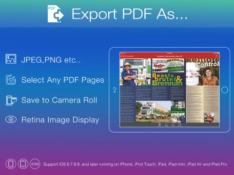 PDF Converter for iPad screenshot 2