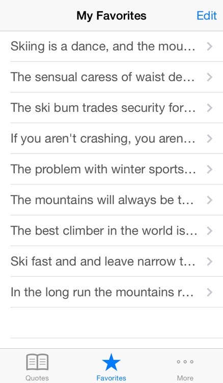 Skiing Quotes - inspirational thoughts for you to go ski screenshot-3