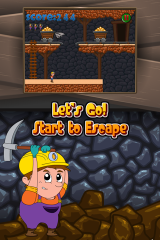 Escape the Pitfall: Gold Mine Dash Escape screenshot 2