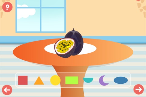 A Food Shapes Game for Children to Recognize Geometric Shape screenshot 2