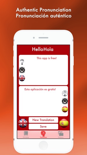 Hello Hola - English to Spanish translat